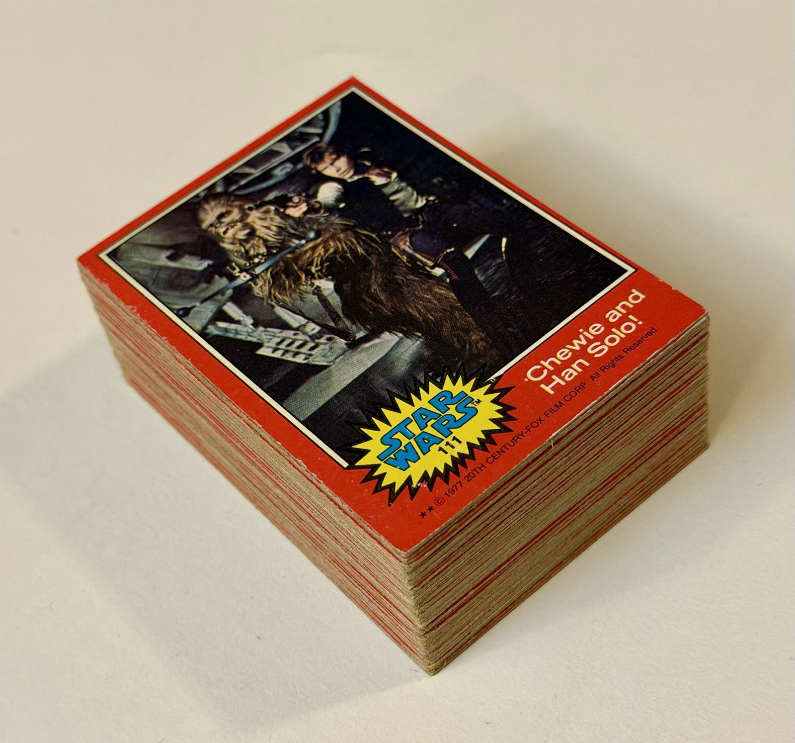 1977 Vintage Topps Star Wars Red Series 2 Lot of 65 Cards Missing #96 Good