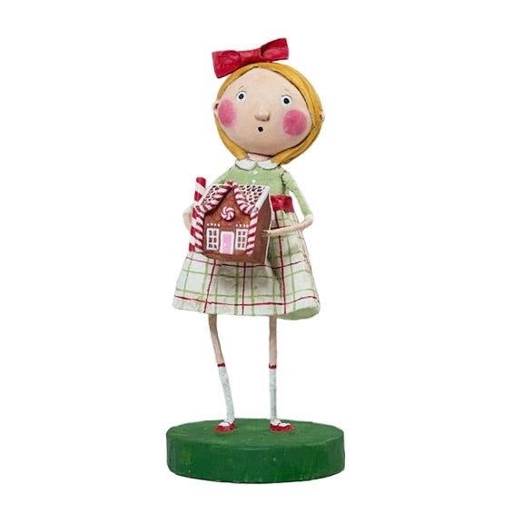 Lori Mitchell Christmas Collection Gingers House Little Girl Figurine 17268 Lori Mitchell Christmas Collection Gingers House Little Girl Figurine 17268
