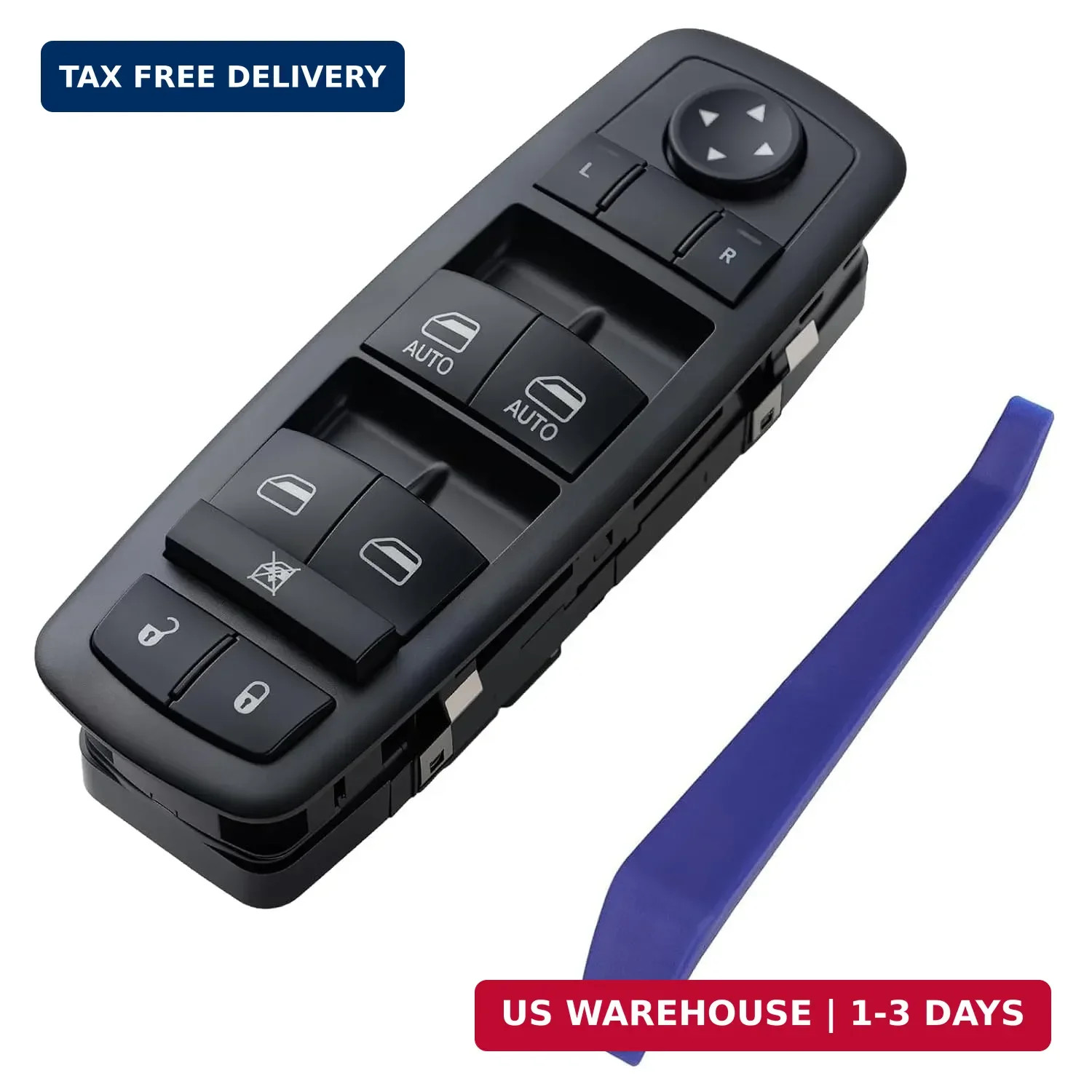 Driver Side Master Power Window Switch for 2009-2012 Dodge RAM 1500 2500 3500 Ma