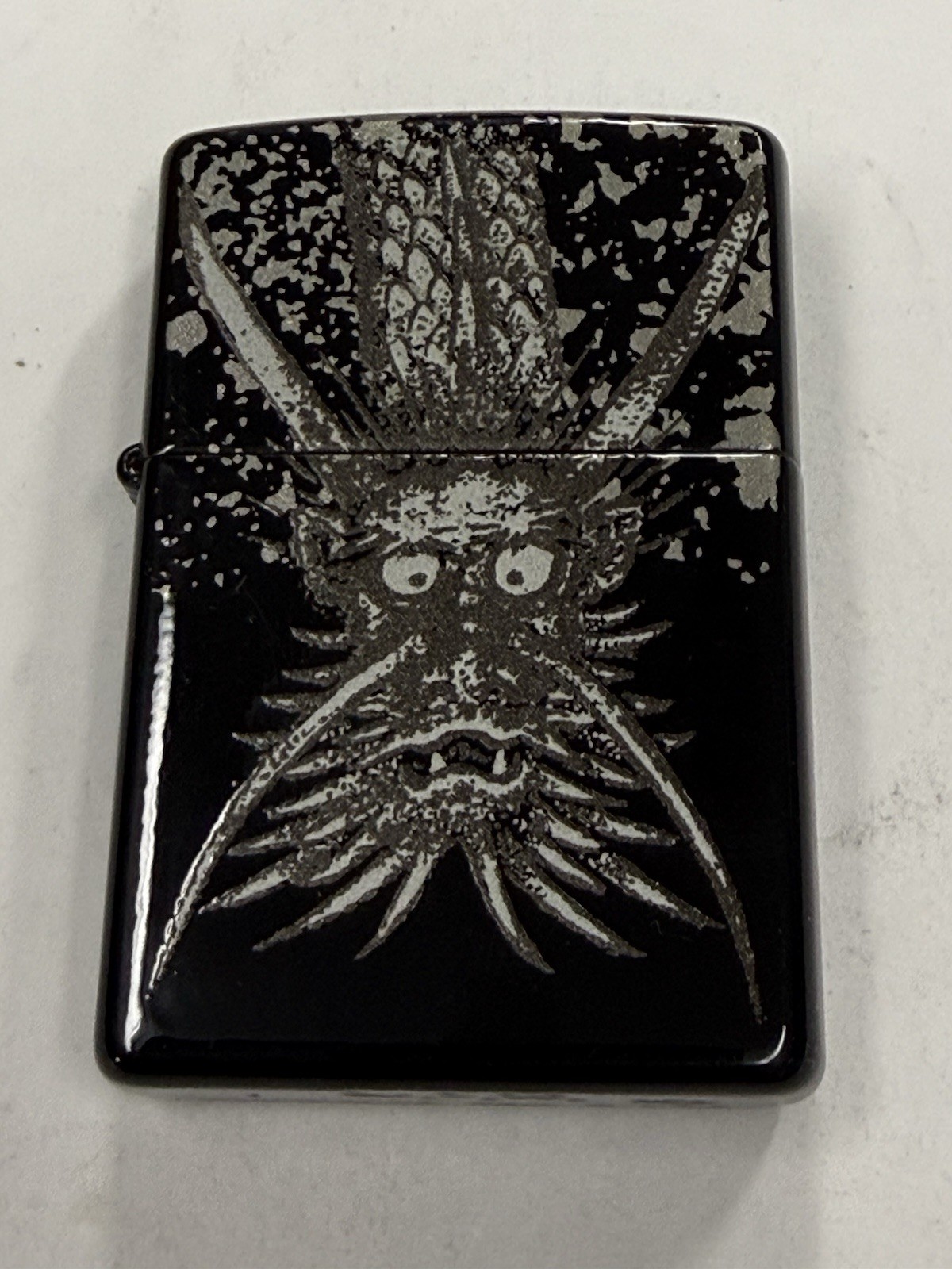 ZIPPO 1998 RYU GA GOTOKU DEVIL BLACK LACQUER LIGHTER UNFIRED IN BOX H482 ZIPPO 1998 RYU GA GOTOKU DEVIL BLACK LACQUER LIGHTER UNFIRED IN BOX H482