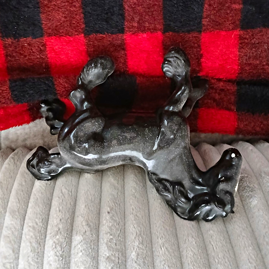 Glossy Black Ceramic Horse Figurine Collectible Sculpture Decor Glossy Black Ceramic Horse Figurine Collectible Sculpture Decor