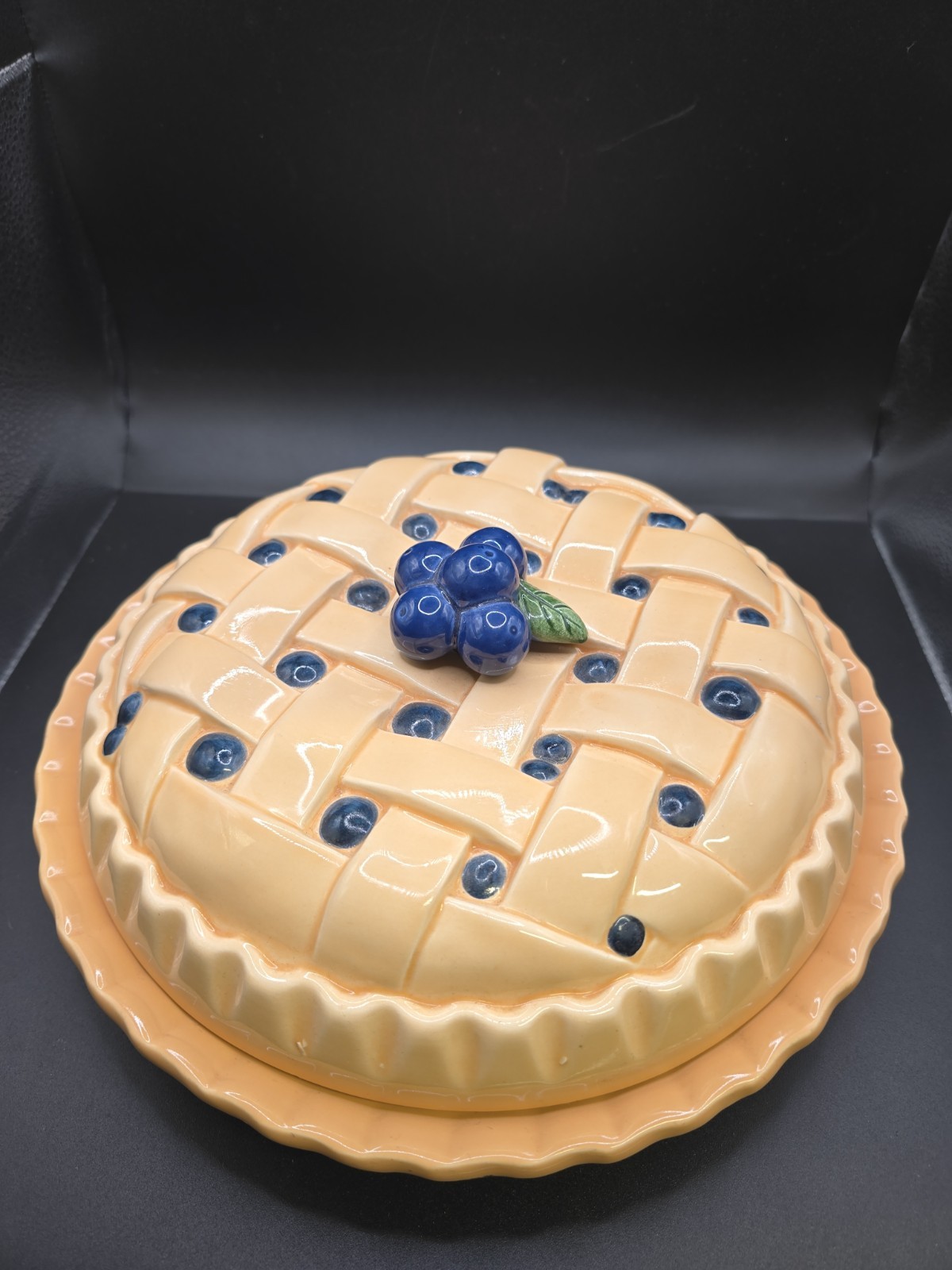 Rare Vintage Betty Crocker Blueberry Pie Recipe pie pan With Lid Complete Set Rare Vintage Betty Crocker Blueberry Pie Recipe pie pan With Lid Complete Set