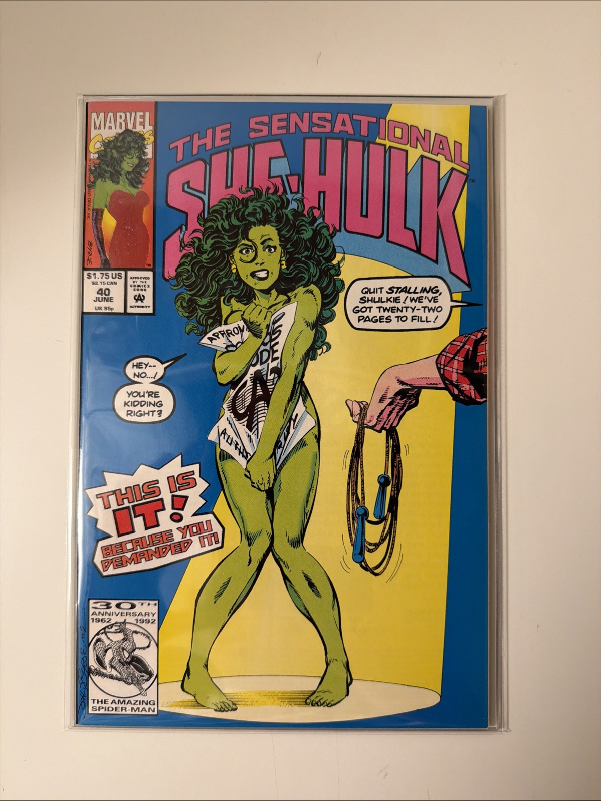 The Sensational She-Hulk #40 (Marvel Comics June 1992) NM
