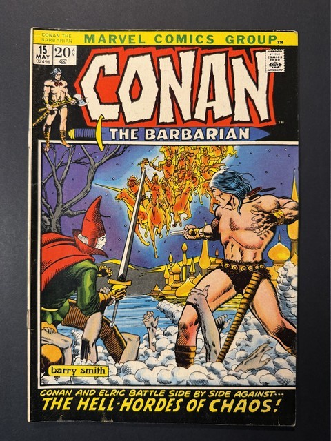 Conan The Barbarian #15 1972 KEY 1st Full Kulan Gath 2nd Elric FN 7.0 Conan The Barbarian #15 1972 KEY 1st Full Kulan Gath 2nd Elric FN 7.0