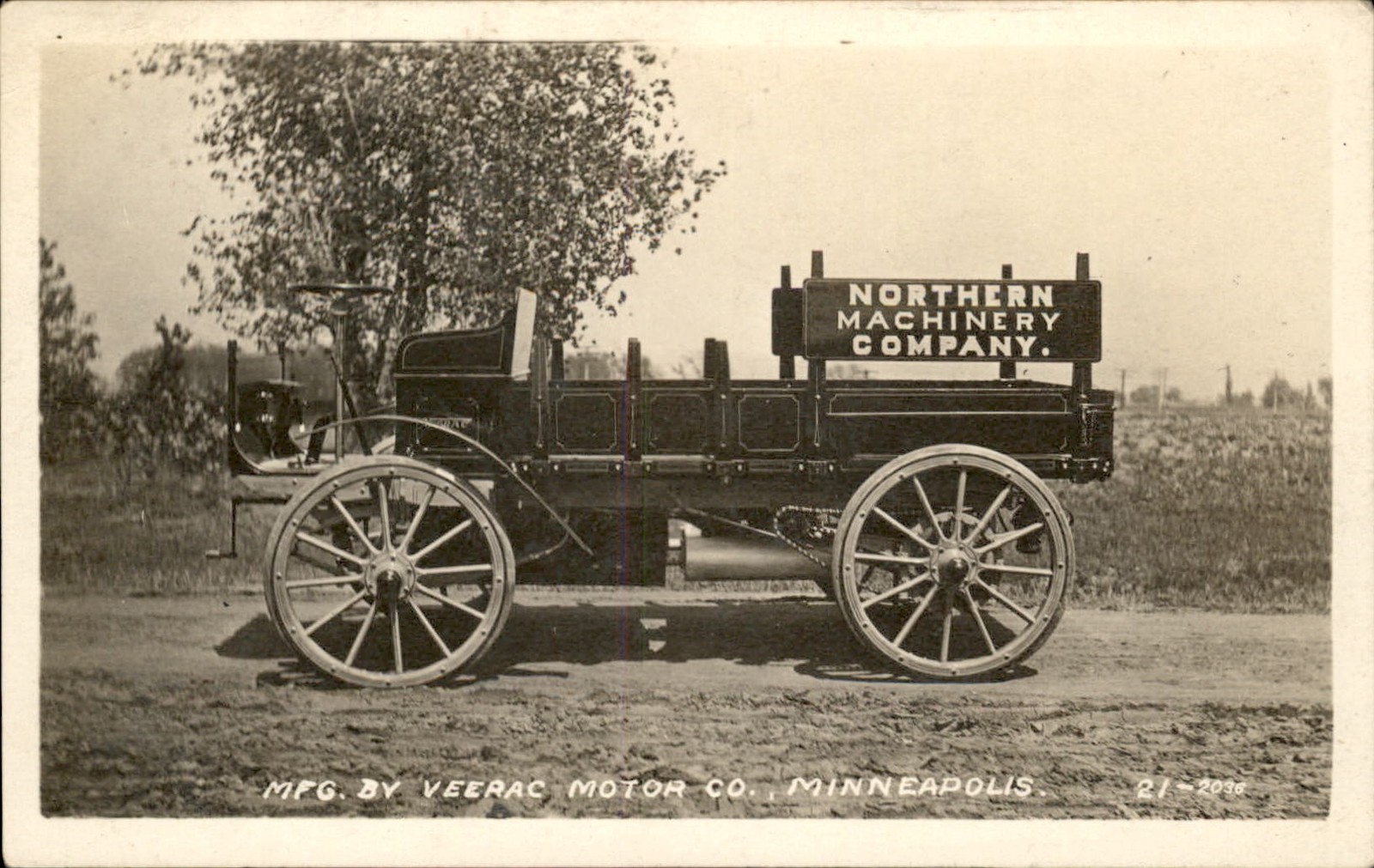 Minneapolis Veerac Motor Co. truck c1910s Real Photo Vintage Postcard bhn Minneapolis Veerac Motor Co. truck c1910s Real Photo Vintage Postcard bhn