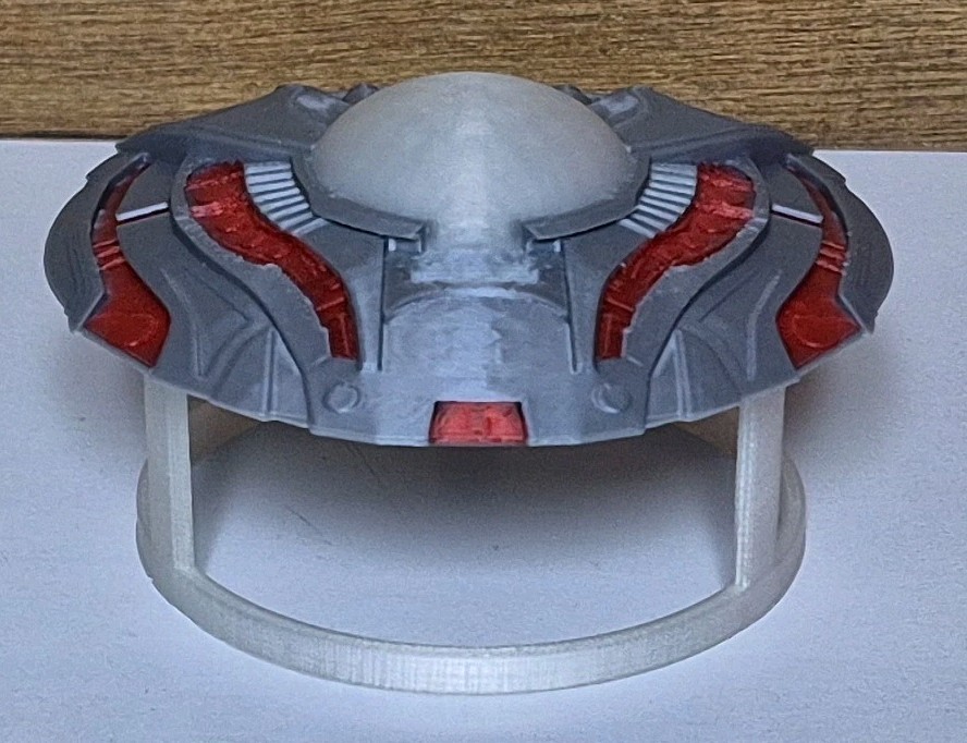 Furon Scout Ship From Destroy All Humans - In Flight With Stand - small Furon Scout Ship From Destroy All Humans - In Flight With Stand - small