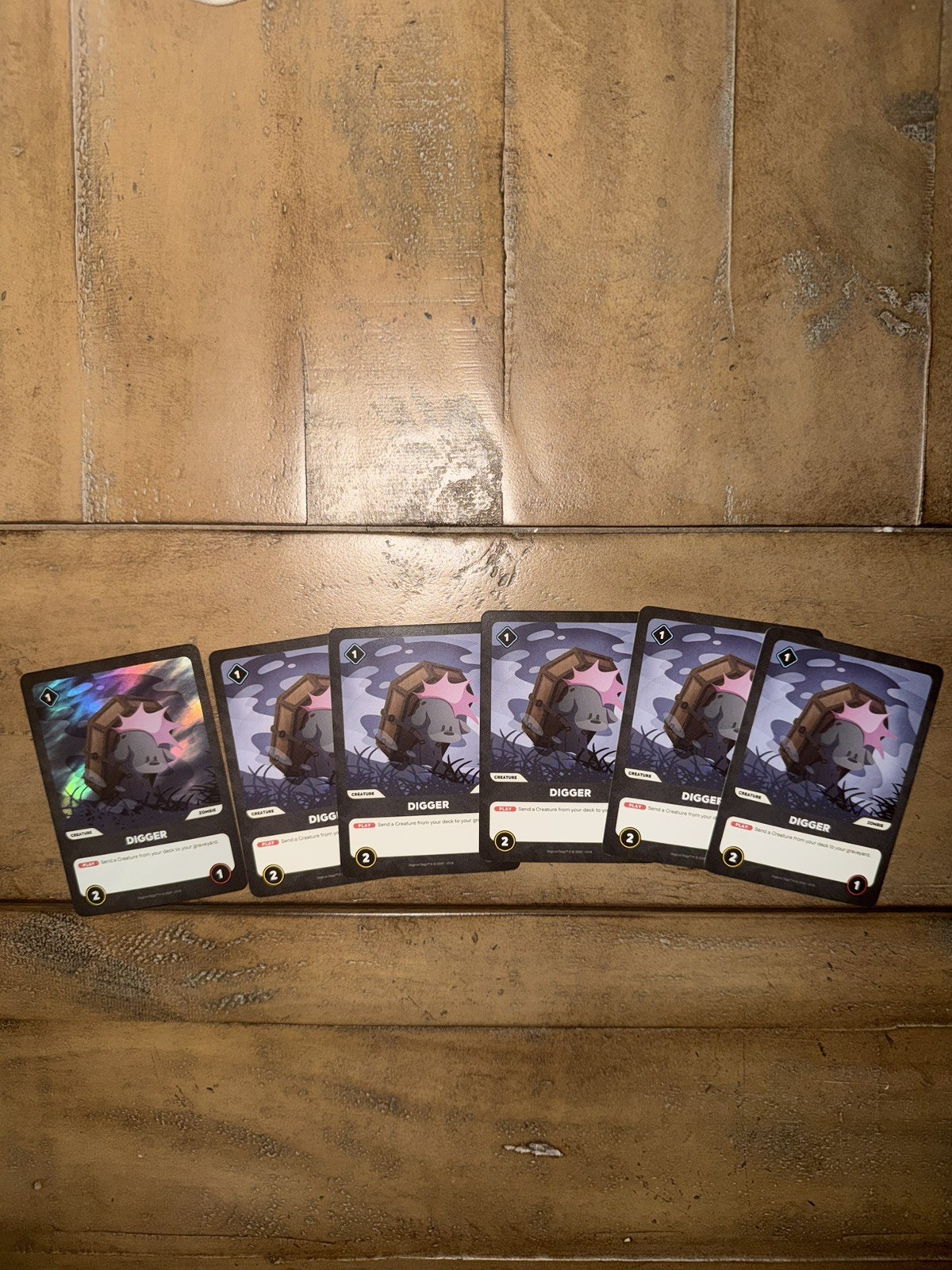 DIGGER LOT 6 2026 Doginal Dogs Legends TCG V018 1st Ed Ultra Rare HOLO
