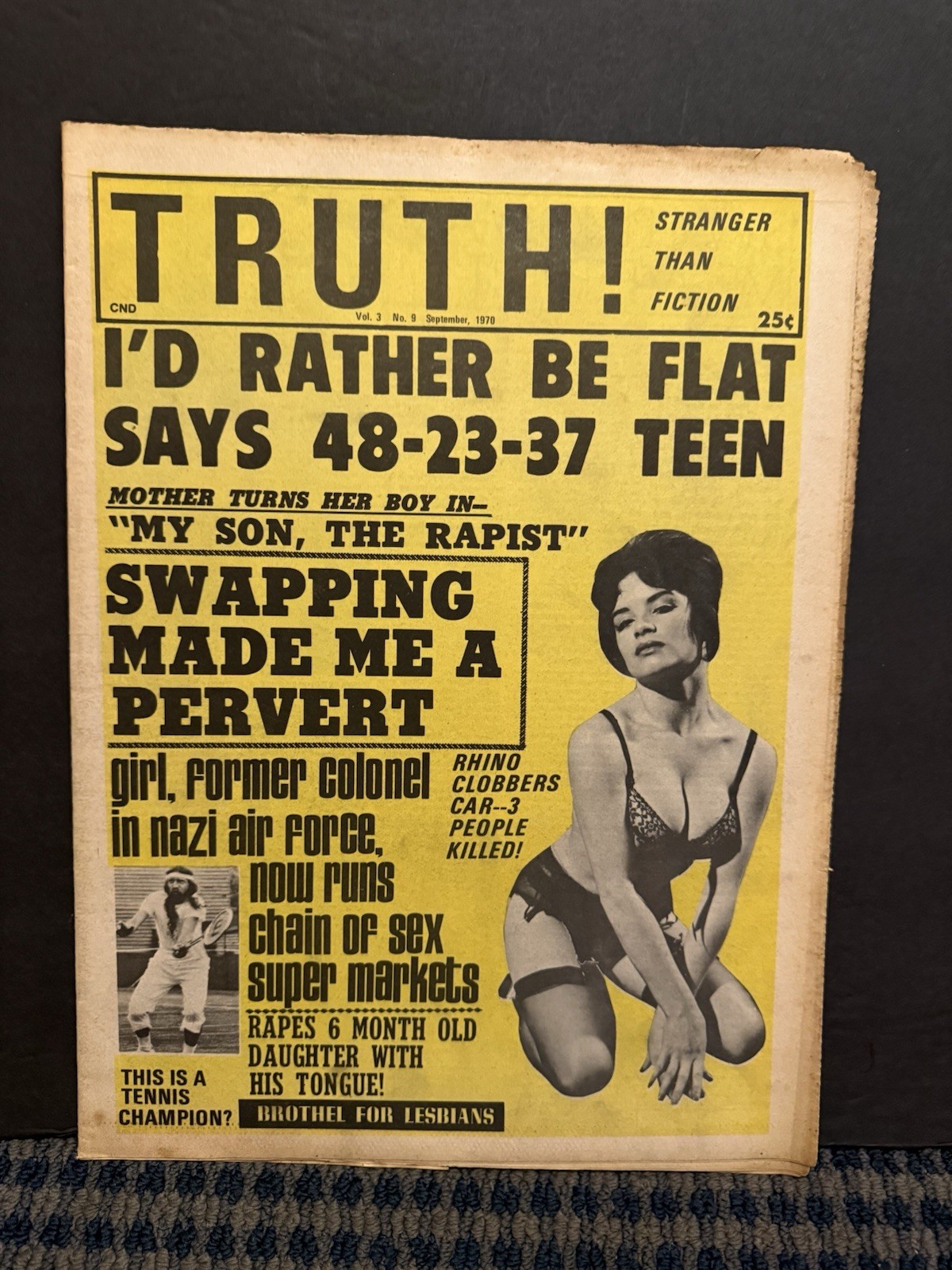 1970 Sept TRUTH Newspaper, Swapping Made Me a Pervert, Brothel/Lesbians (10T) 1970 Sept TRUTH Newspaper, Swapping Made Me a Pervert, Brothel/Lesbians (10T)
