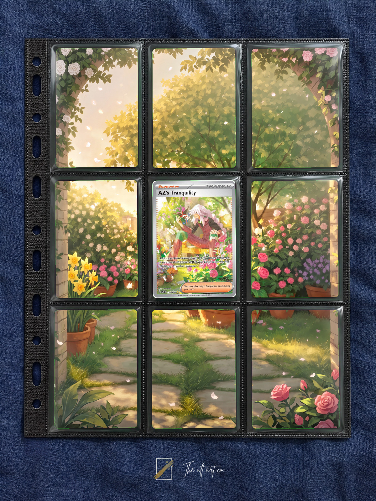 Pokemon AZ\'s Tranquility 120/086 Chaos Rising Extended Art Binder Insert