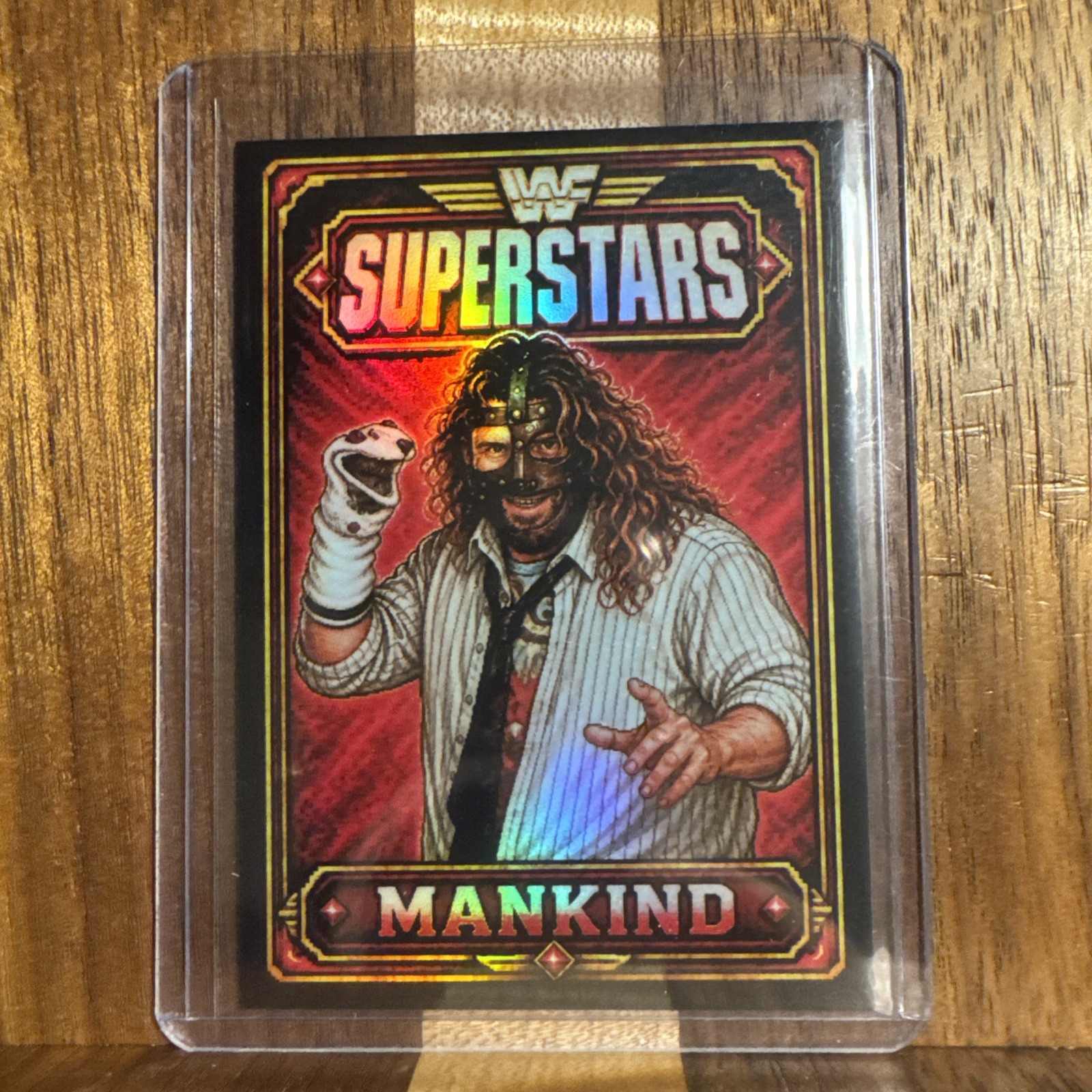 Wwf WWE Superstars Mankind Mick Foley Parody RARE /99 Wwf WWE Superstars Mankind Mick Foley Parody RARE /99