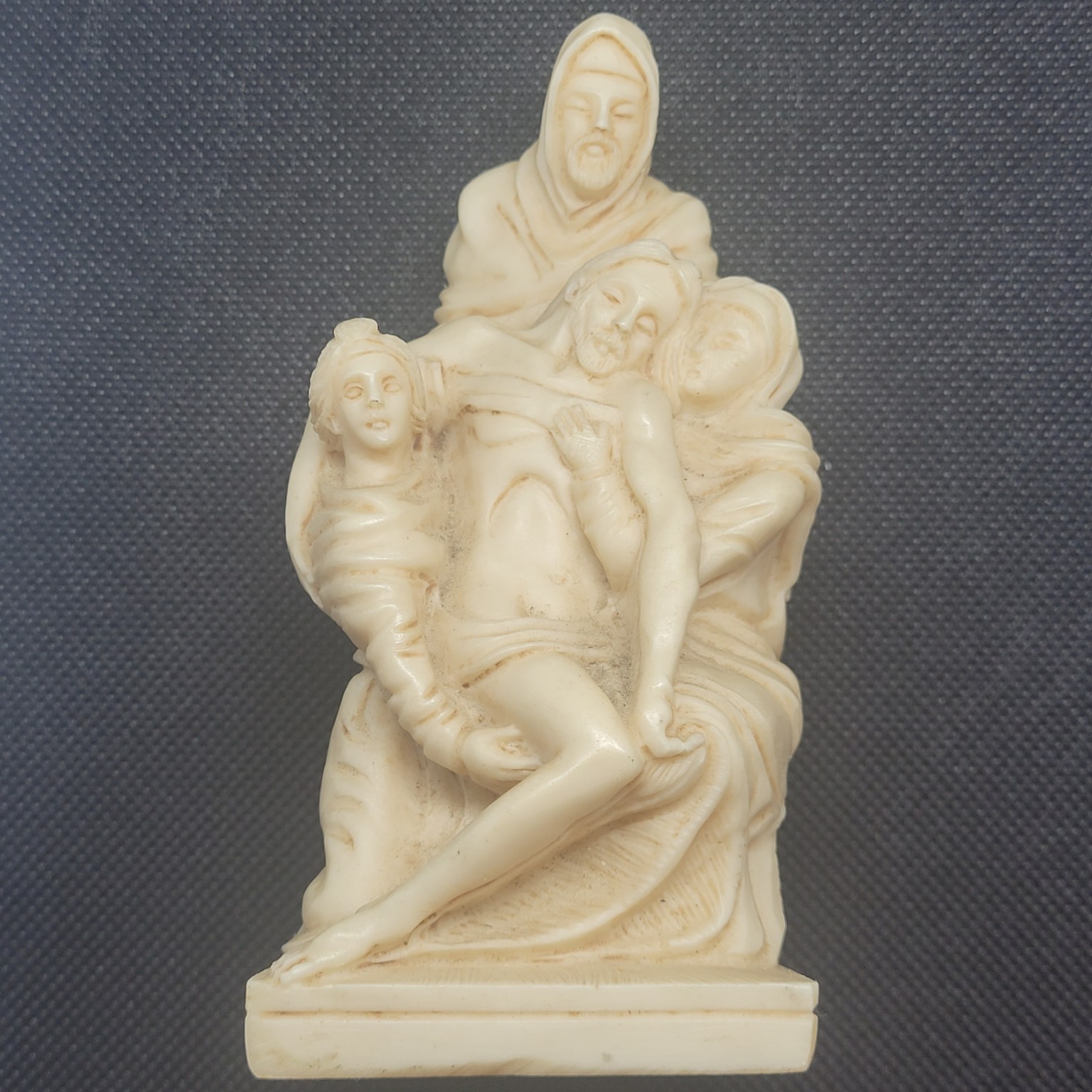 Vintage Giannetti Italian Alabaster Michelangelo  Sculpture Signed Estate C 1975