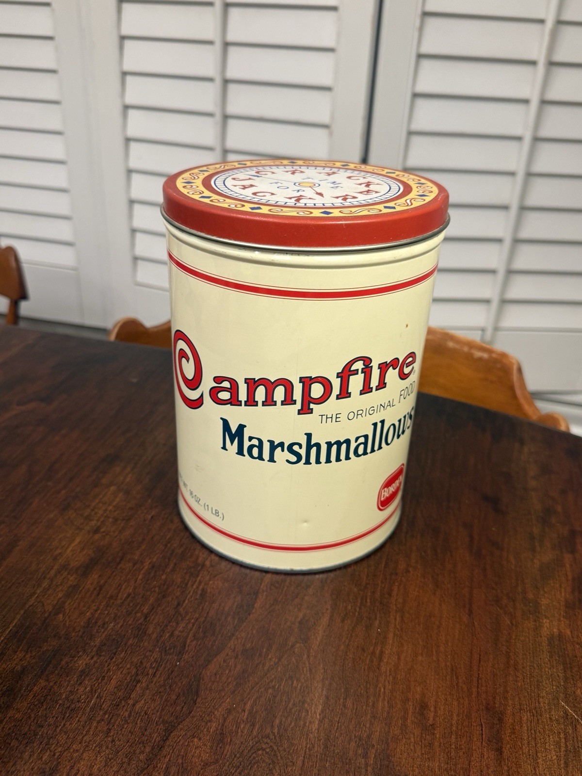 Vintage 1920’s Campfire Marshmallow Tin Replica Vintage 1920’s Campfire Marshmallow Tin Replica