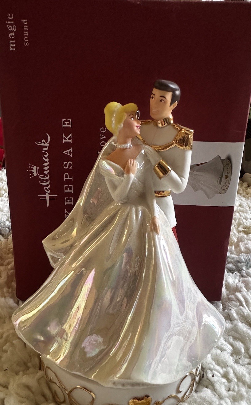 Disney Cinderella ‘So This Is Love’ Porcelain Magic Hallmark Ornament 2018