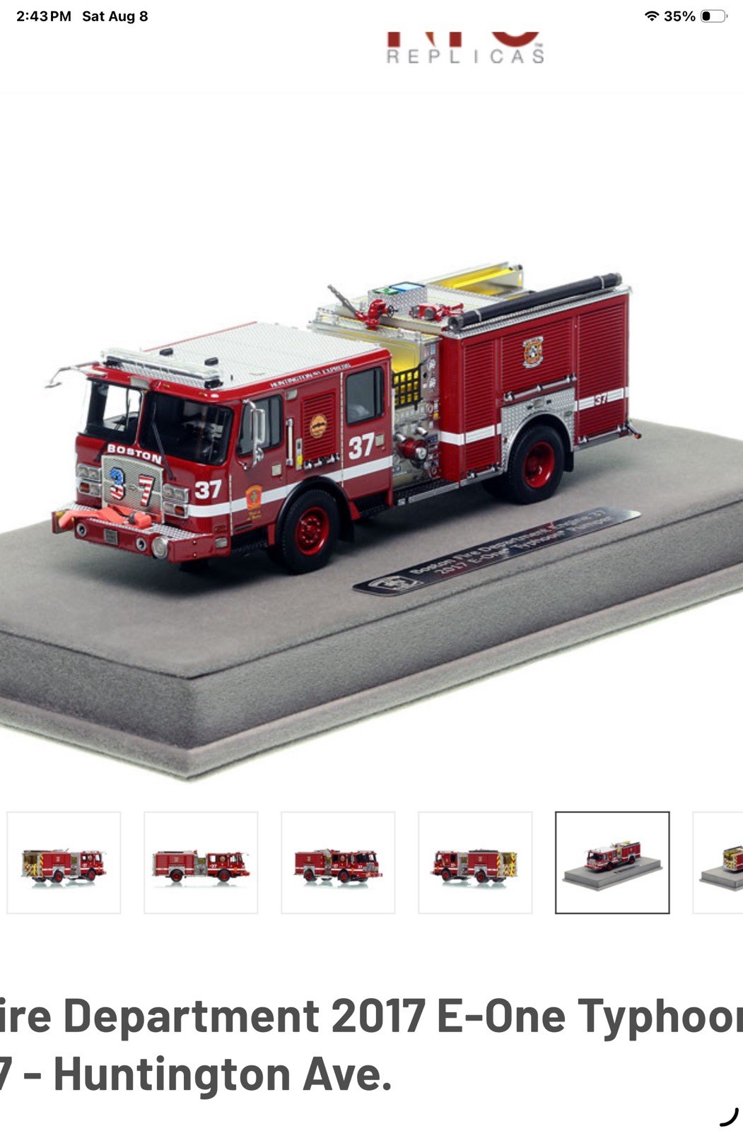 FireReplicas Boston Engine 37 Huntington Ave . Station FireReplicas Boston Engine 37 Huntington Ave . Station