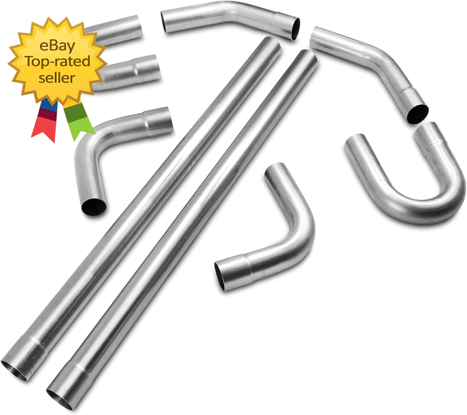 3 Inch Universal T304 Stainless Steel Exhaust Pipe Tubing Kit 16 Gauge Custom 3 Inch Universal T304 Stainless Steel Exhaust Pipe Tubing Kit 16 Gauge Custom