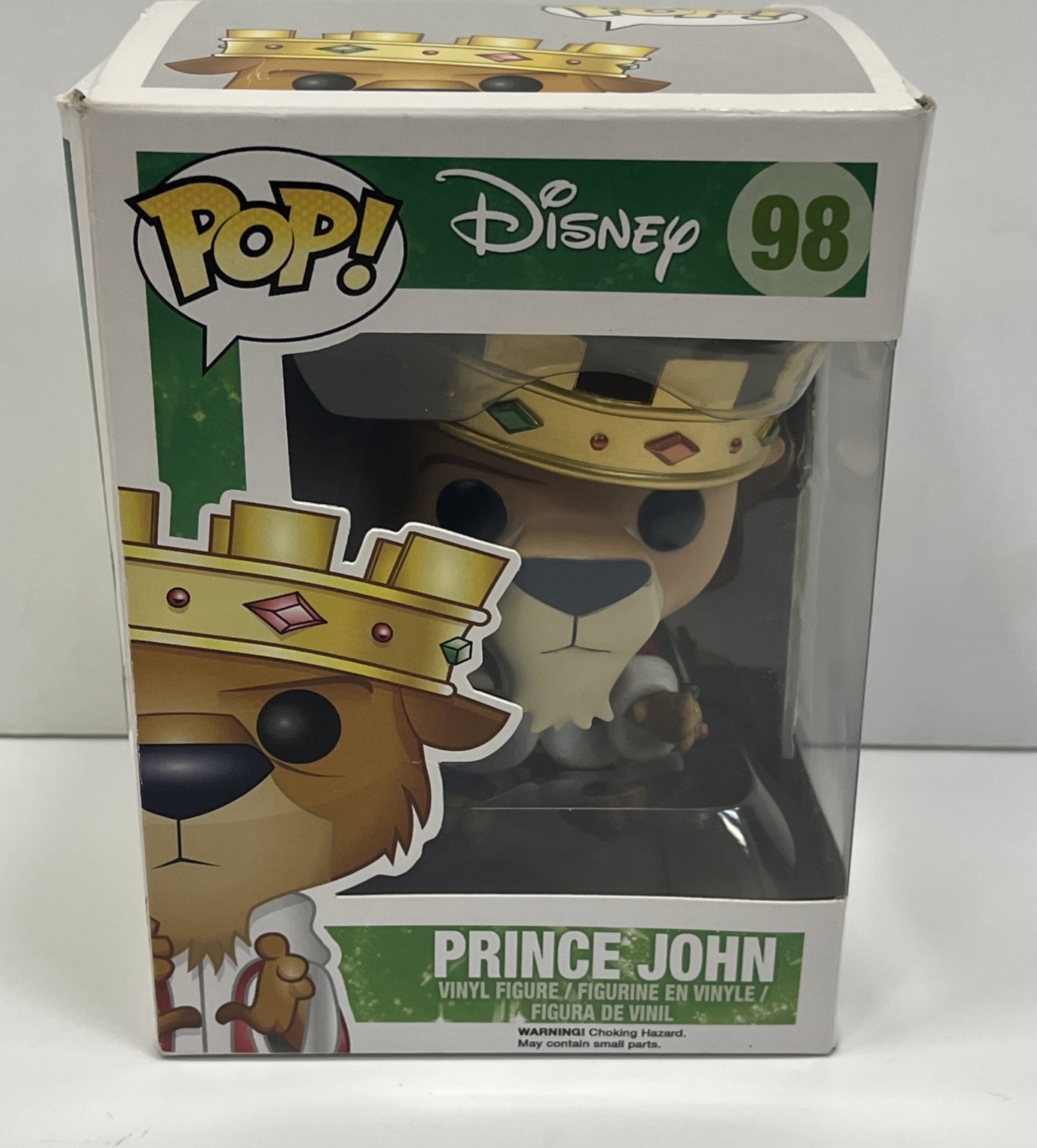Funko Pop Disney Prince John #98 Vinyl Figure 2014 Robin Hood Series 6 NEW