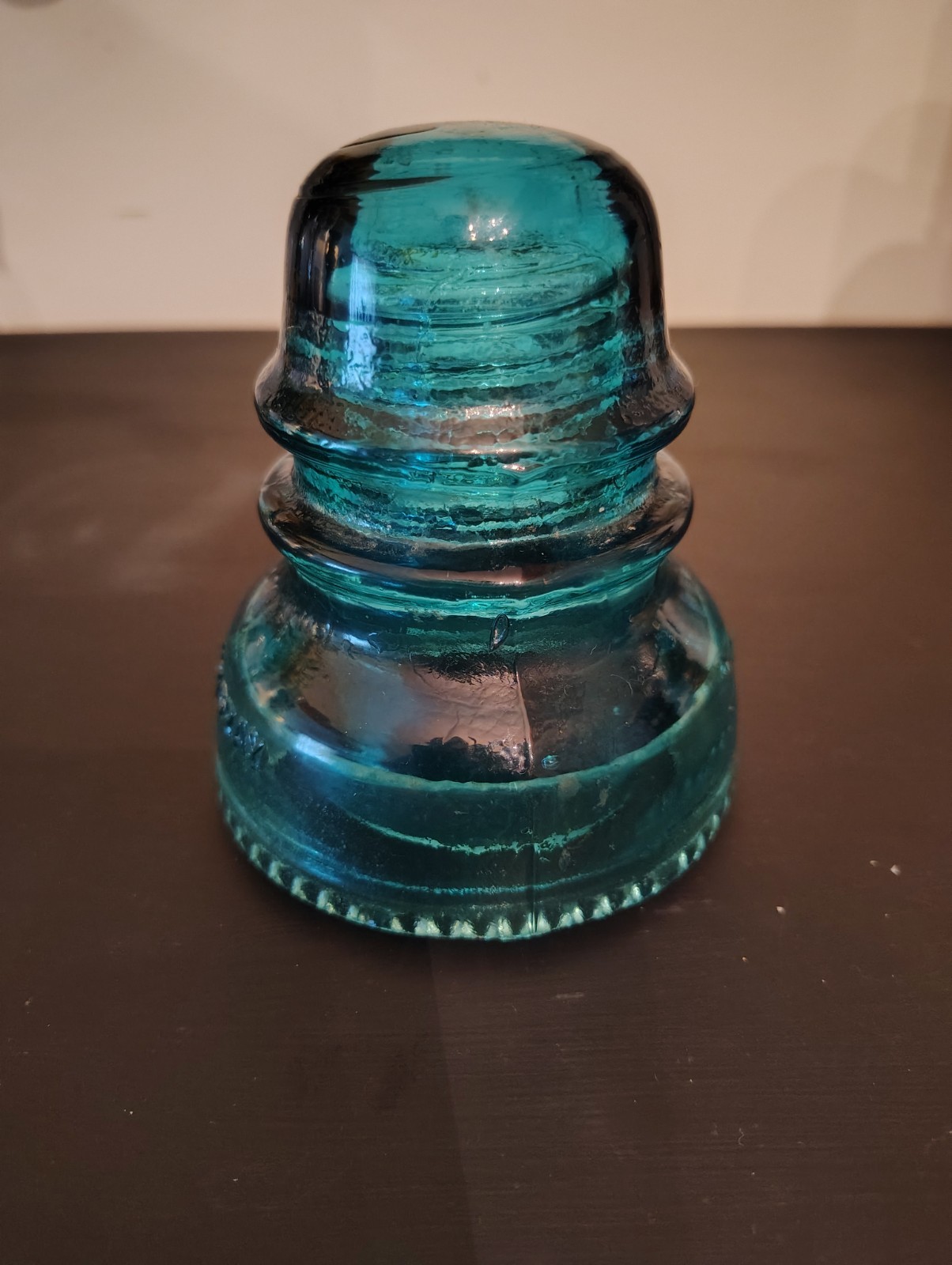  Vintage Hemingray No. 40 Glass Insulator Aqua Blue CD 152 Antique Decor