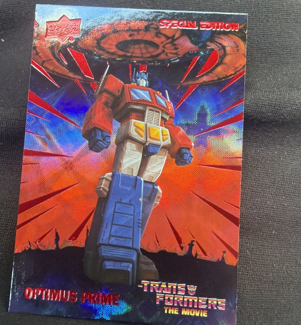 Upper Deck Transformers Optimus Prime 40th Special Edition #1 1235/1986 Upper Deck Transformers Optimus Prime 40th Special Edition #1 1235/1986