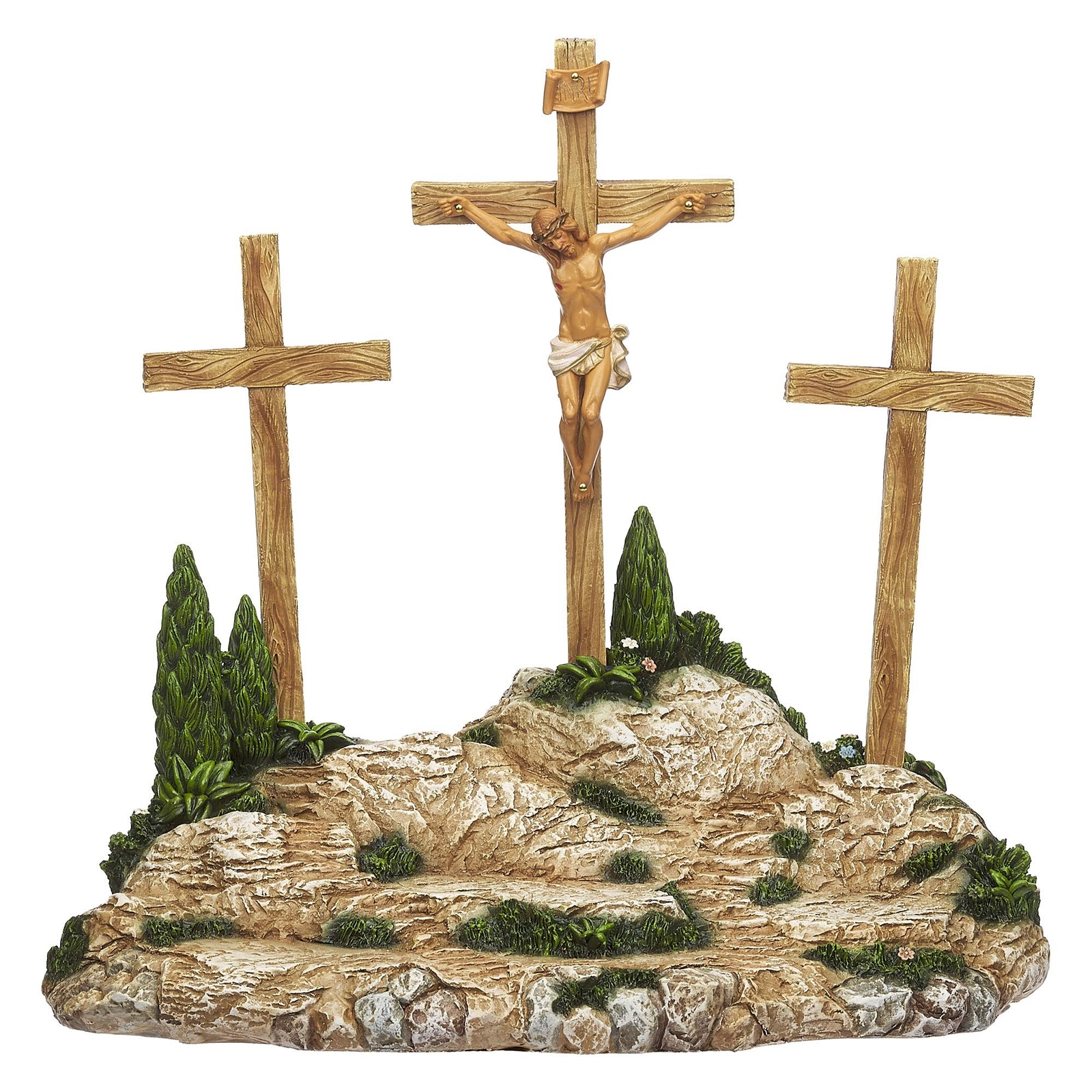 Fontanini by Roman, 4 Piece Crucifixion Scene Set, 5 Fontanini by Roman, 4 Piece Crucifixion Scene Set, 5