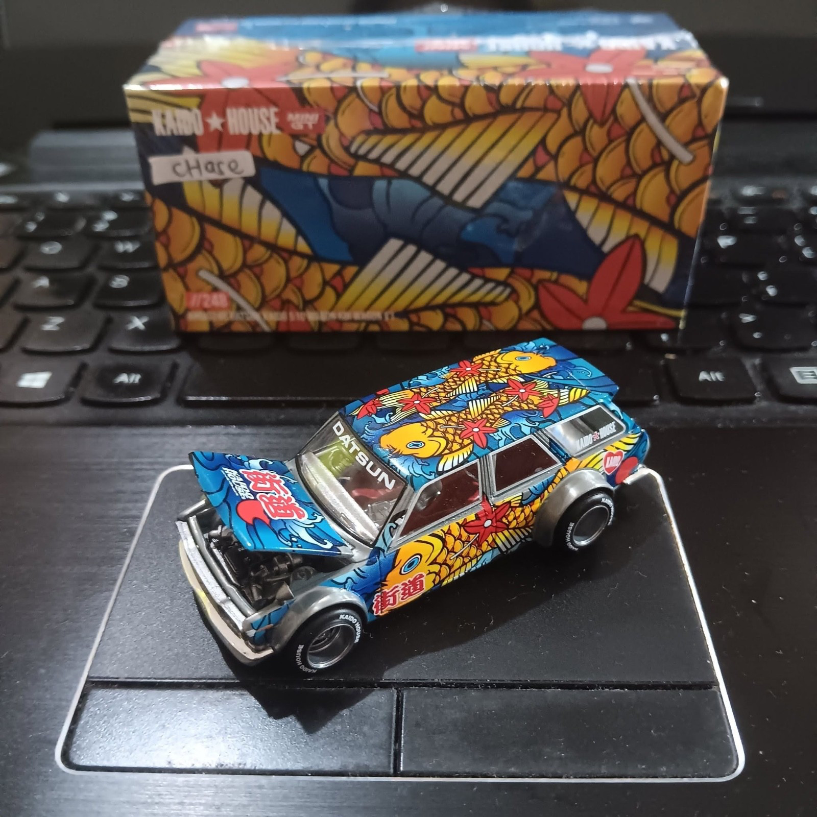 CHASE CAR - Kaido House X Mini GT Datsun KAIDO 510 Wagon Koi Wagon V1 KHMG248