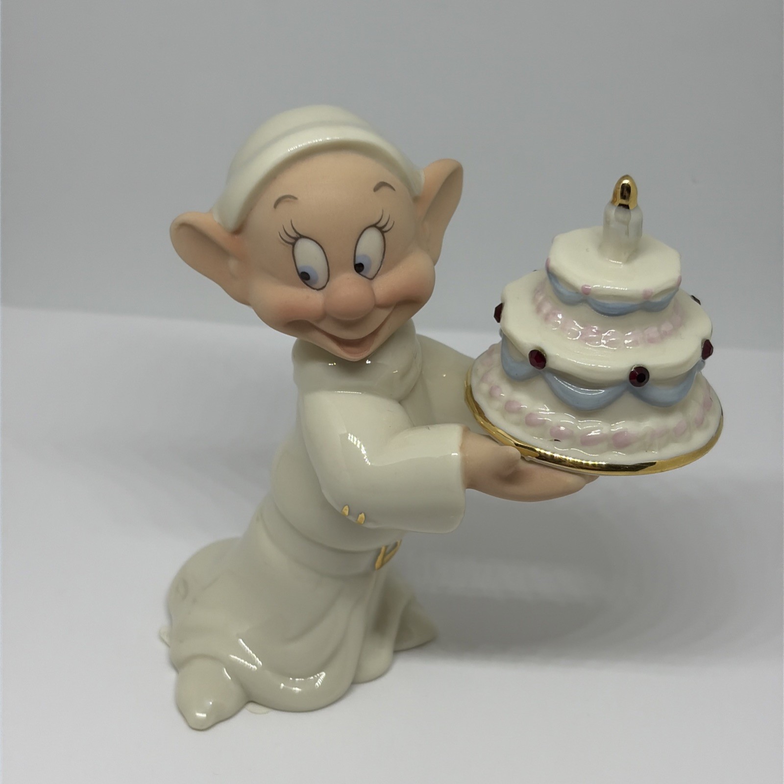 Lenox Walt Disney Dopey\'s Birthday Wish Figurine 4\