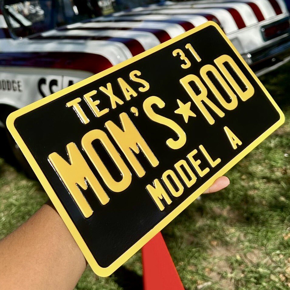 Personalized License Plates EMBOSSED 