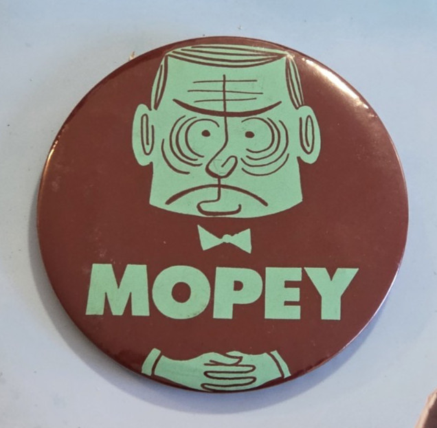 Vintage 1958 Mopey N.G. Slater Co. NYC 3.5\ Vintage 1958 Mopey N.G. Slater Co. NYC 3.5\