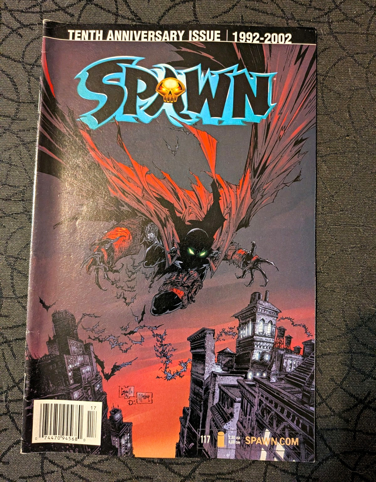Spawn #117 Tenth Anniversary Issue Todd McFarlane 2002 Single Issue Comic