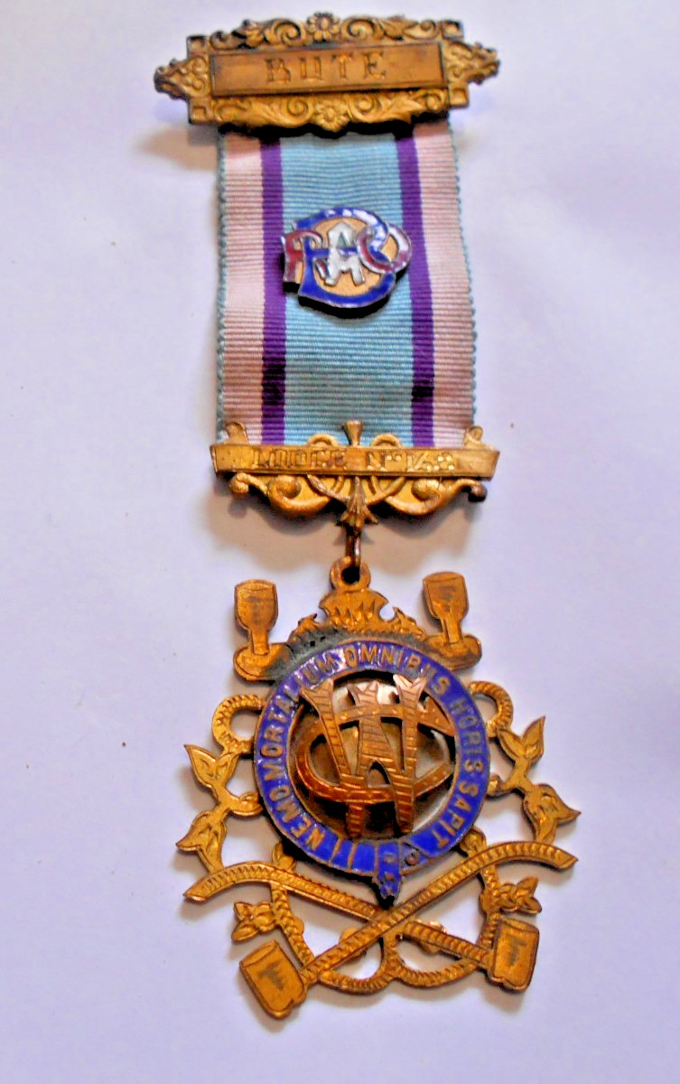 RAOB ROYAL ANTEDILUVIAN ORDER OF BUFFALOES MEDAL 1962 BUTE LODGE NO 168