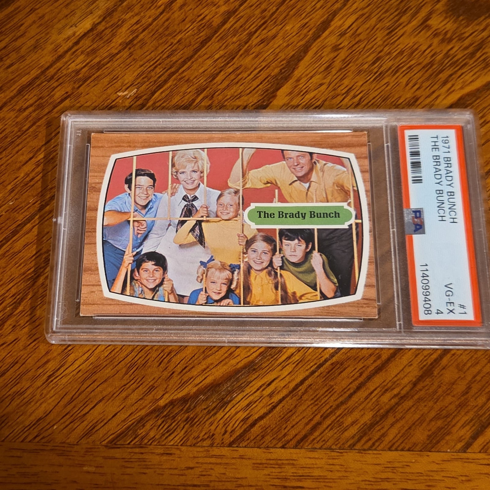 1971 Topps The Brady Bunch #1 Card PSA 4 TV RC Rookie First Appearance Grail 1971 Topps The Brady Bunch #1 Card PSA 4 TV RC Rookie First Appearance Grail