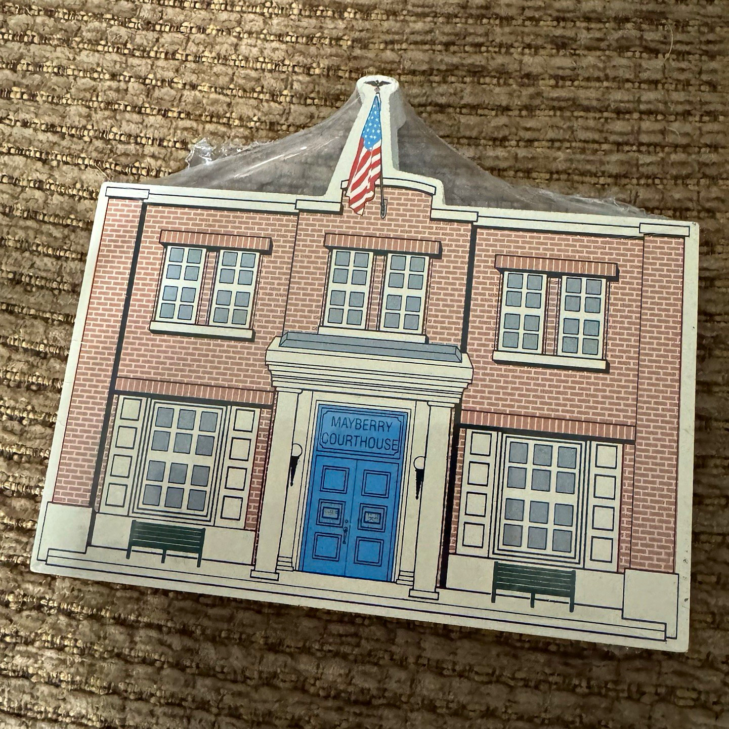 The Andy Griffith Show Mainstreet Mayberry Wood Painted Village Set 1999 LE