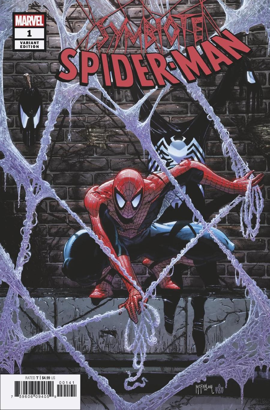 Symbiote Spider-Man #1 Cover G Incentive Todd McFarlane Hidden Ge - Near Mint