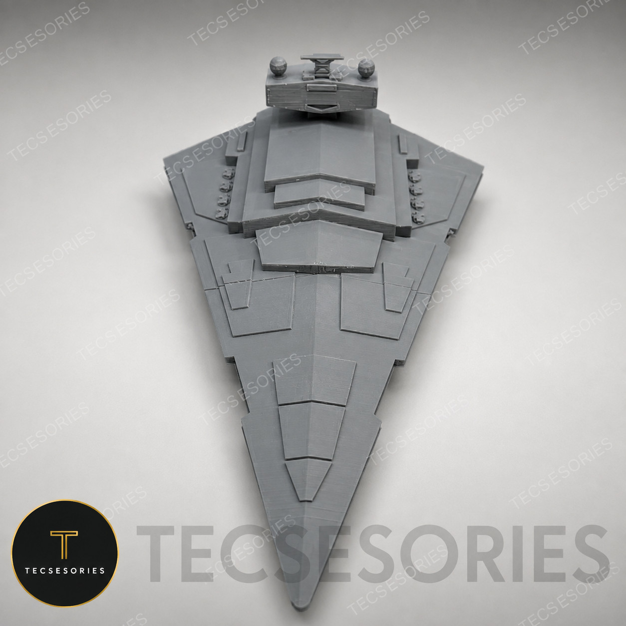 Star Wars Chimaera 15in 3D Printed Star Destroyer Ship Display Model Star Wars Chimaera 15in 3D Printed Star Destroyer Ship Display Model