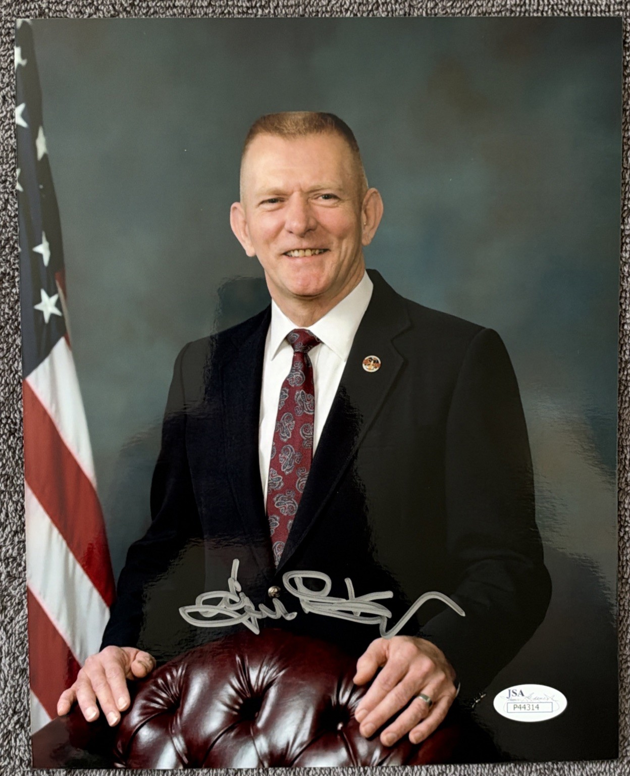 EUGENE KRANTZ APOLLO 11 13 FLIGHT DIRECTOR HAND SIGNED AUTO 8x10 PHOTO JSA CERT