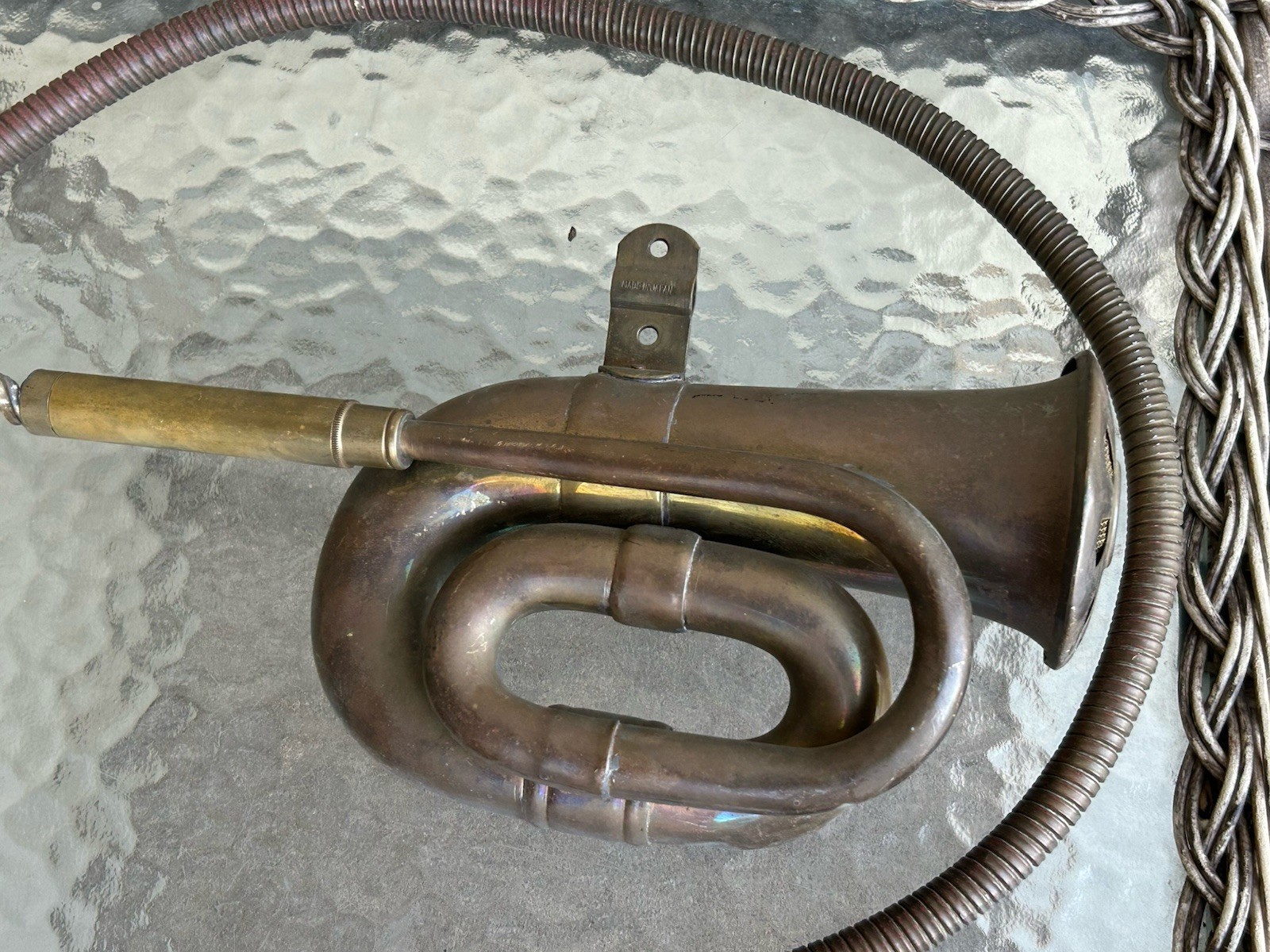Antique 1900's BRASS BULB CAR HORN (Untested)