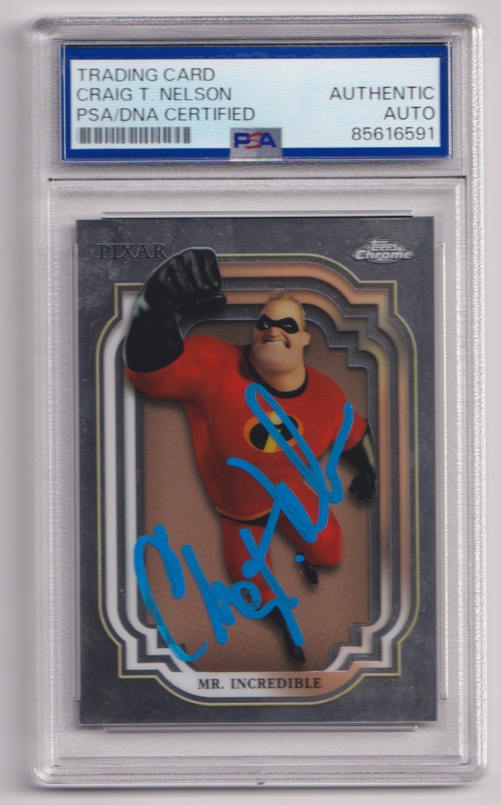 CRAIG T NELSON Signed AUTO 2024 Topps Chrome Mr. Incredible PSA/DNA