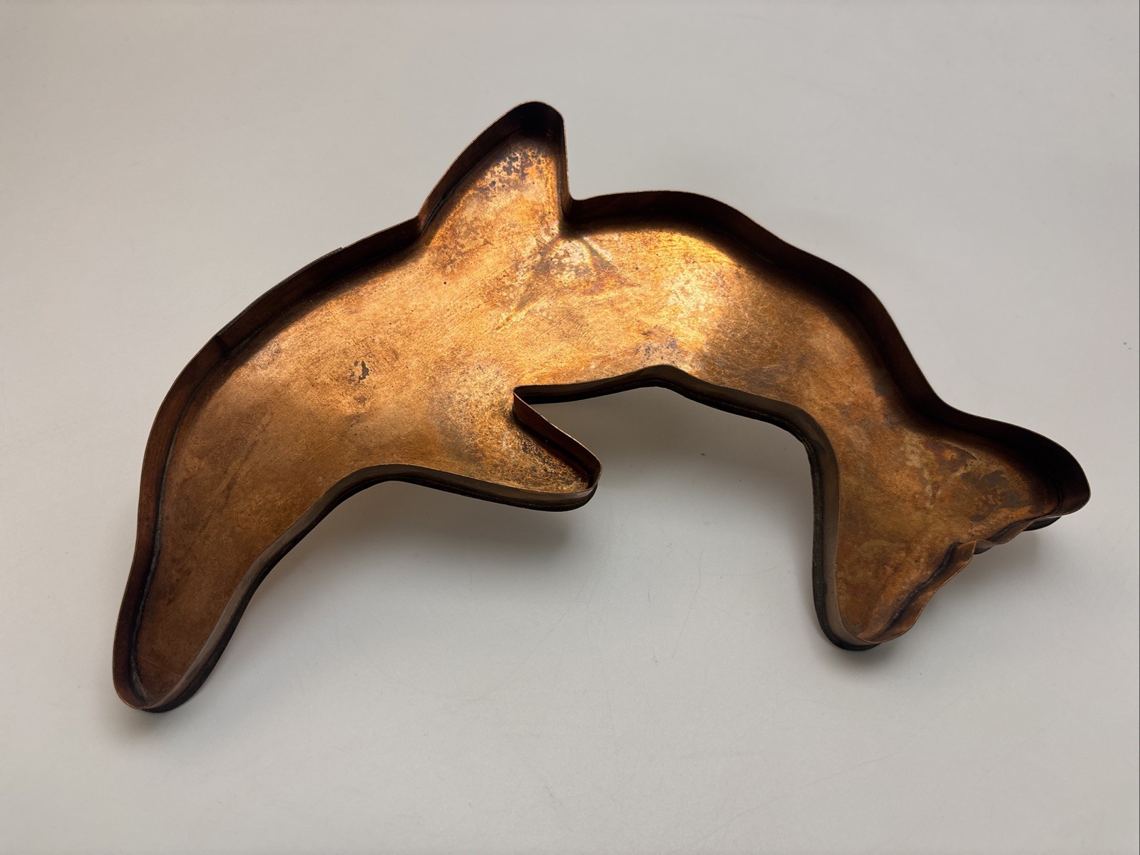 *RARE* HUGE 10”Vintage Michael Bonne Jumping Dolphin Cookie Cutter Copper *RARE* HUGE 10”Vintage Michael Bonne Jumping Dolphin Cookie Cutter Copper