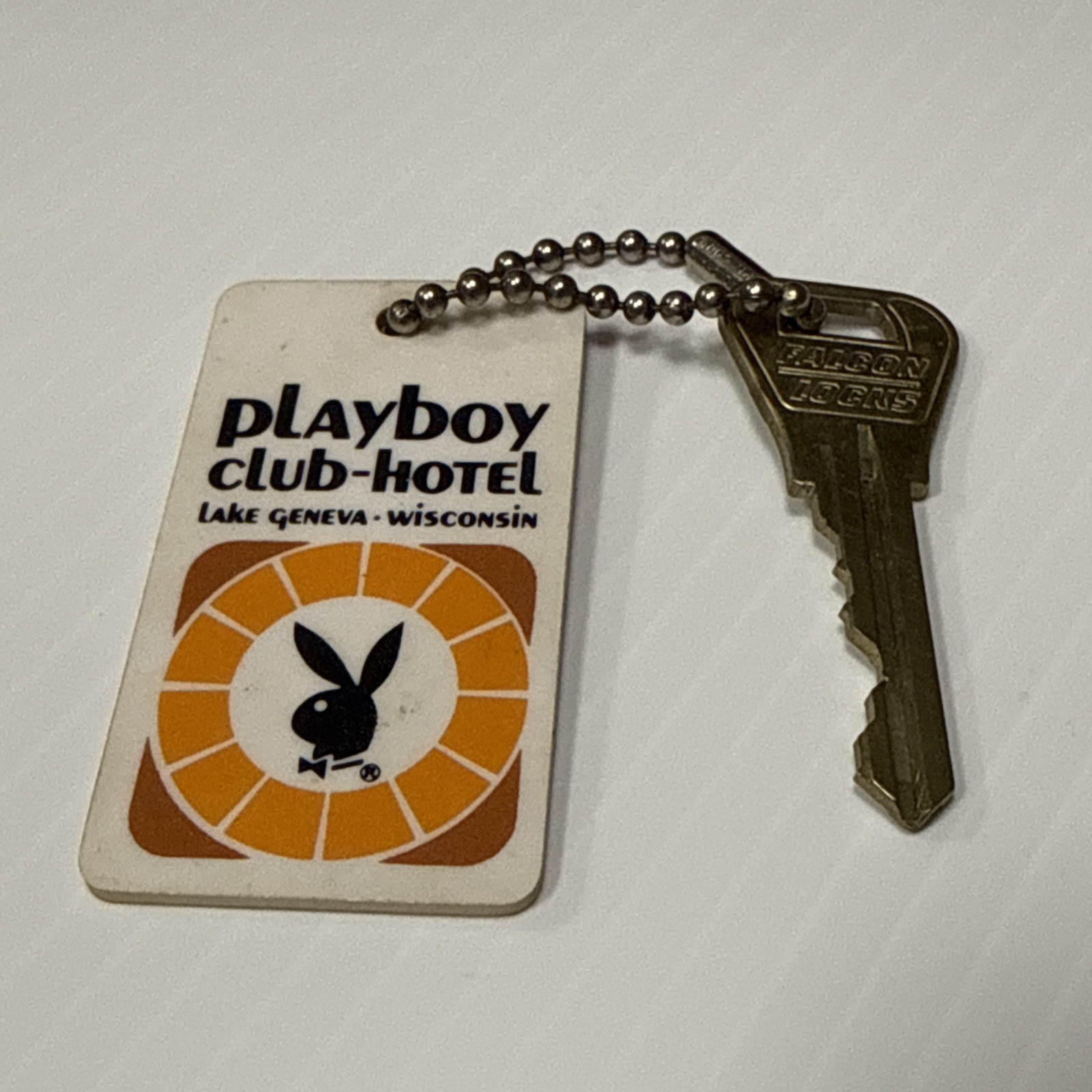 Vintage Playboy Club-Hotel Lake Geneva Resort Lodge Room Key & Fob HEFNER BUNNY Vintage Playboy Club-Hotel Lake Geneva Resort Lodge Room Key & Fob HEFNER BUNNY