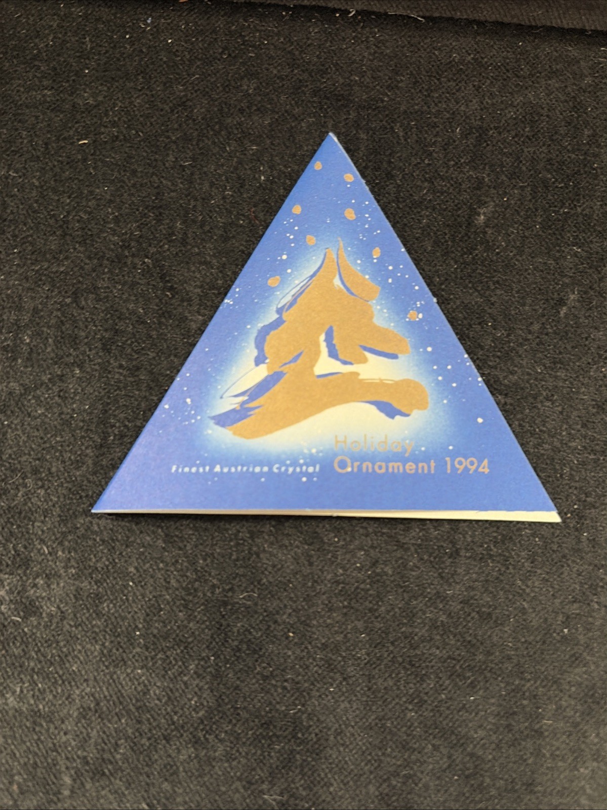 New in Opened Box Swarovski Crystal 1994 Annual Christmas Holiday Ornament New in Opened Box Swarovski Crystal 1994 Annual Christmas Holiday Ornament