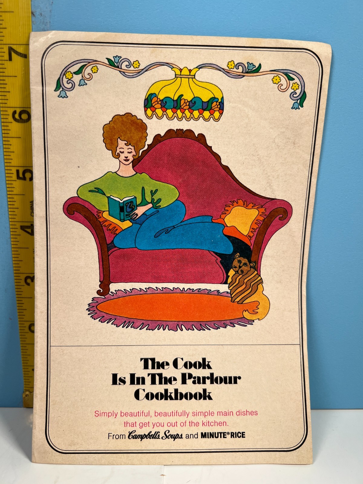 1971 The Cook Is in the Parlour Cookbook Campbells  & Minute Rice Pamplet.