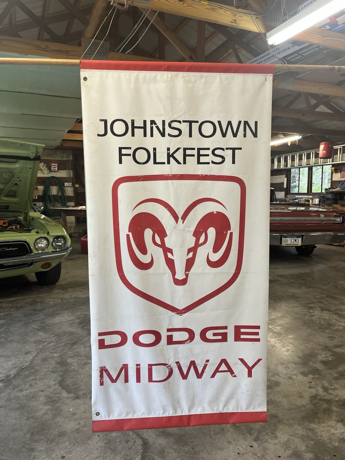 Johnstown Folk Fest Dodge Midway Banner mopar Johnstown Folk Fest Dodge Midway Banner mopar