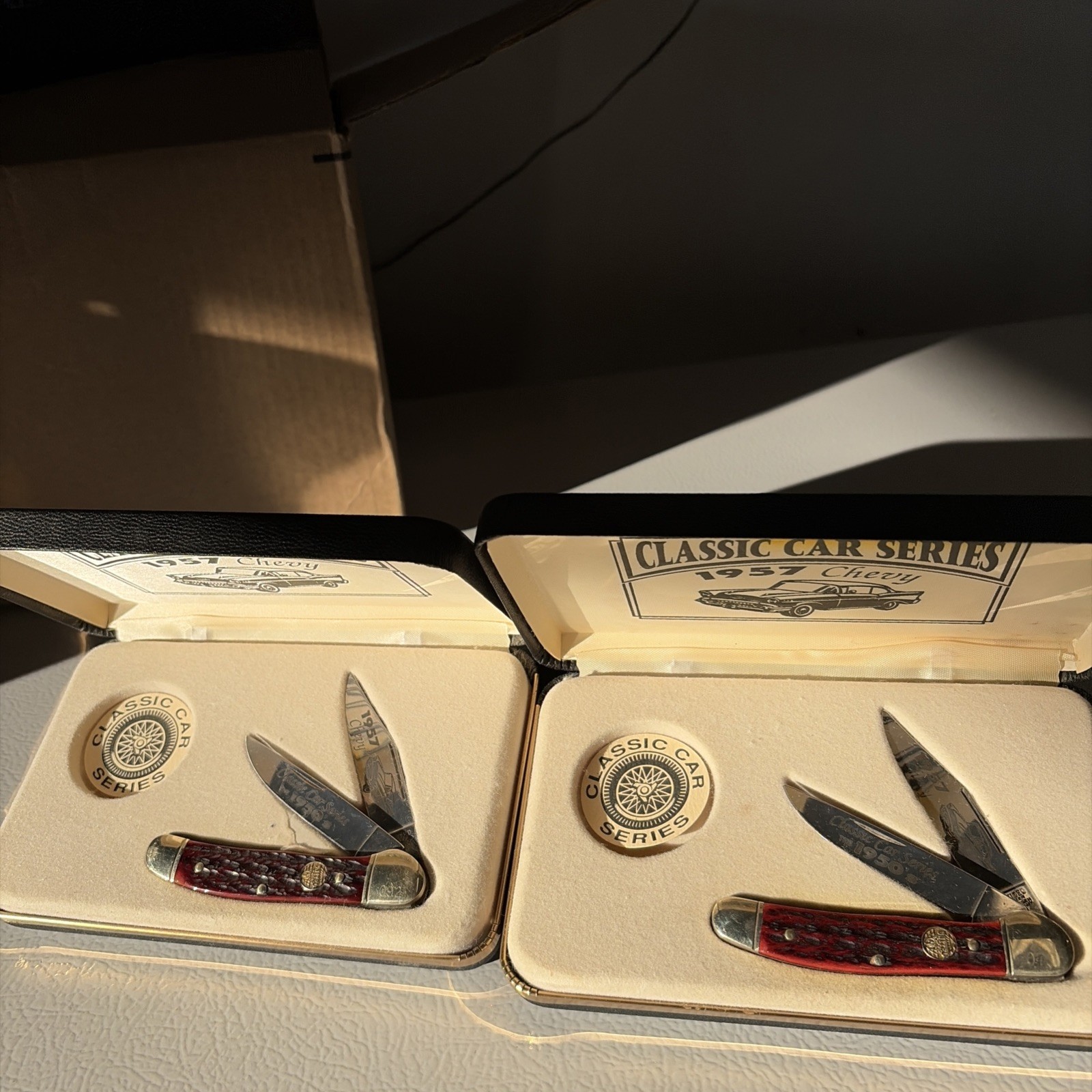Rare Solingen Germany Made Boker Classic Car Series 1957 Chevy Pocketknives