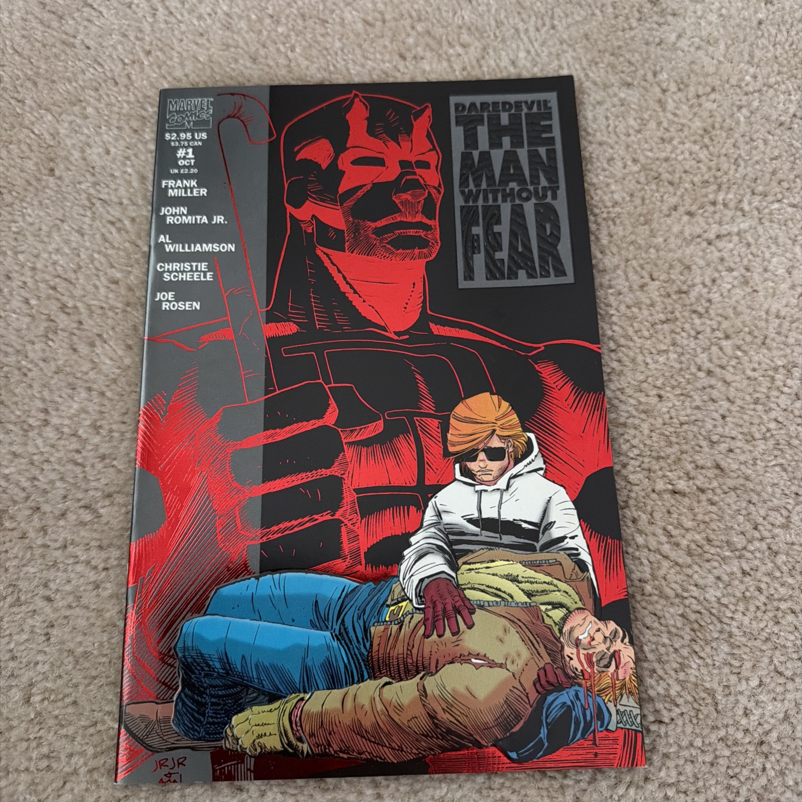 Daredevil: The Man Without Fear 1-5, Frank Miller, John Romita Jr. Marvel