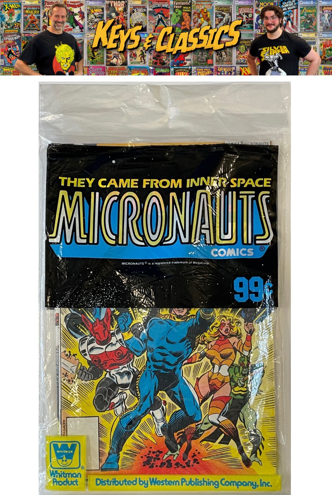 Micronauts #1-3 Whitman Sealed Polybag 3-Pack Marvel Vintage Multipack