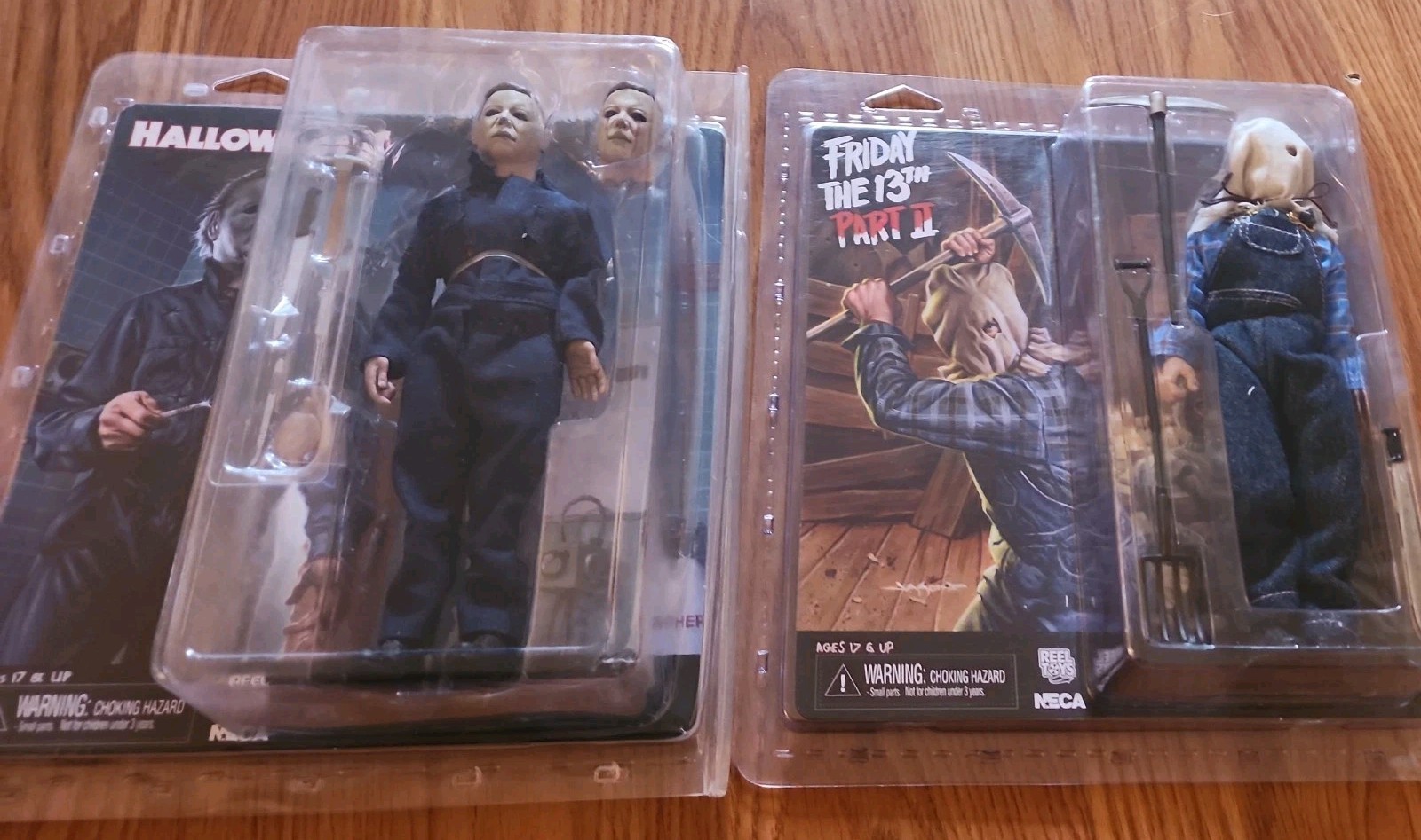 NECA Friday the 13th Part 2 Jason Voorhees & Halloween 2 Michael Myers Retro Set