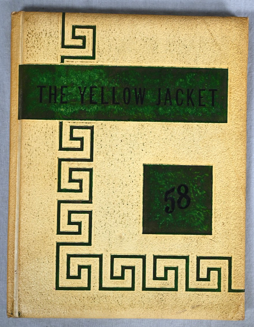 Meridian Texas School Yellow Jacket 1958 Yearbook