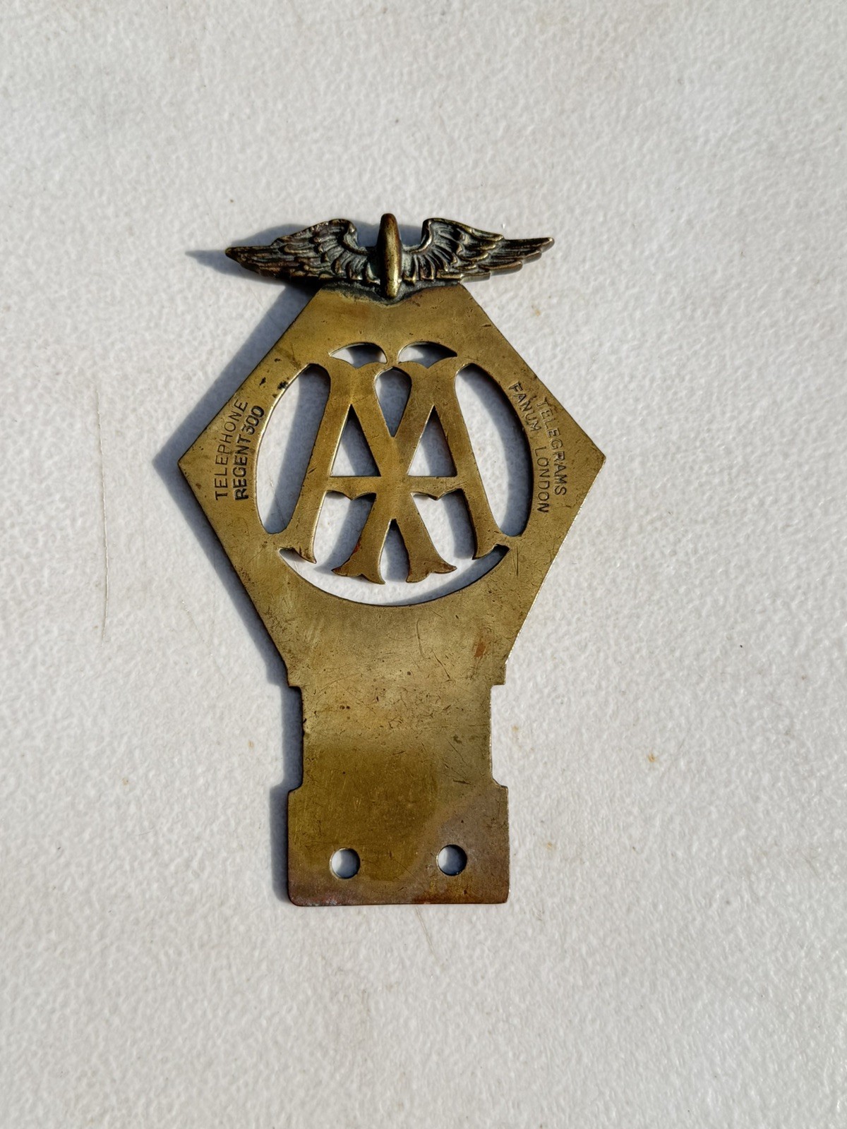 Rare Vintage Brass AA 