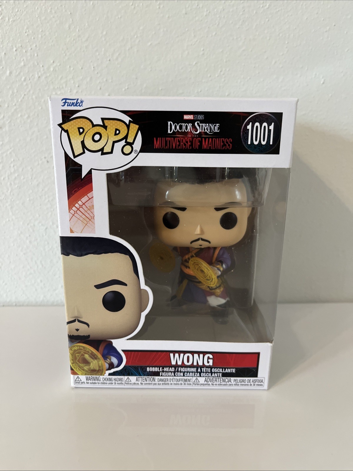 Funko Pop Marvel Doctor Strange in the Multiverse of Madness Wong Bobble-Head