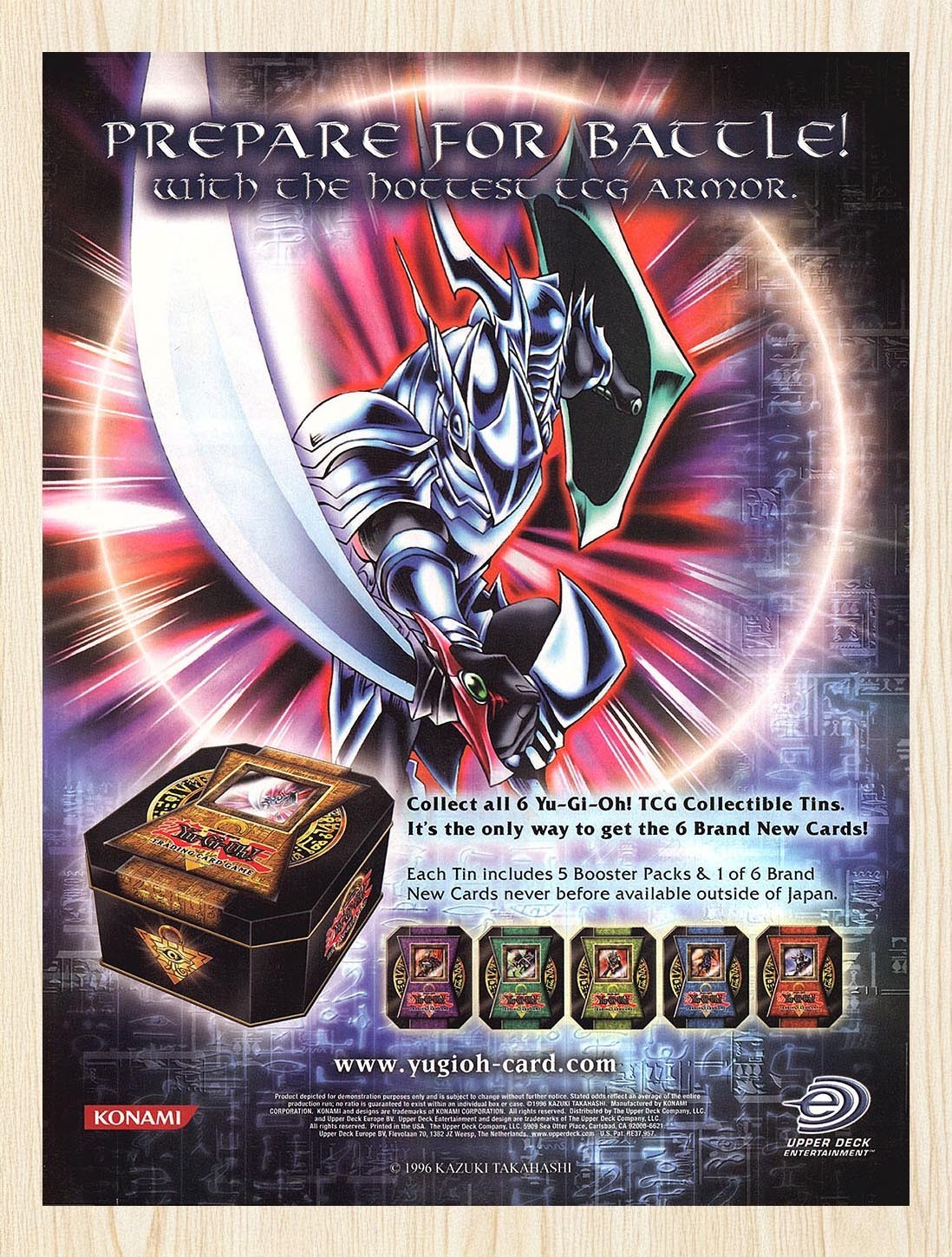 2004 Yu-Gi-Oh Trading Card Game Original Advertisement v2