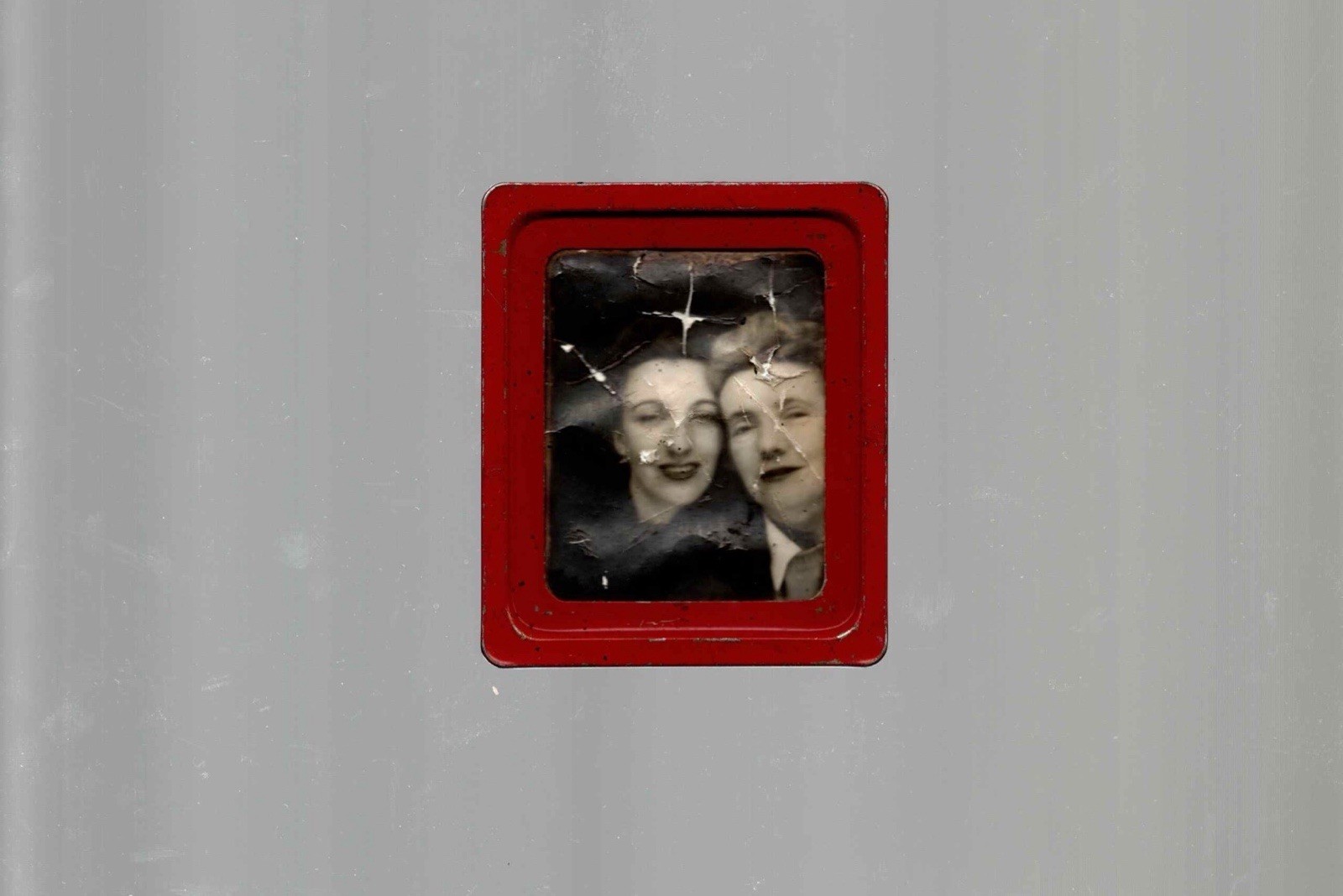Vintage 1940s Two Women Lesbian Interest Int? Photo Booth Photomatic Vtg